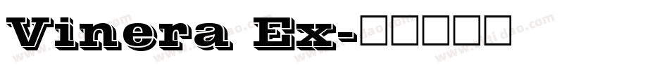 Vinera Ex字体转换
